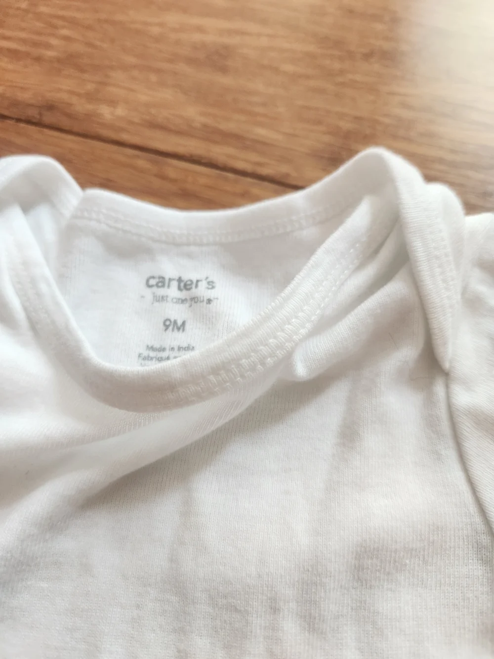Set Of 3 Baby Girls Short Sleeve White Onesies with Pants, 9 Months